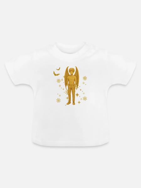 Vampir-Dämon Edition Winter - Baby Bio-T-Shirt mit Rundhals - Weiß