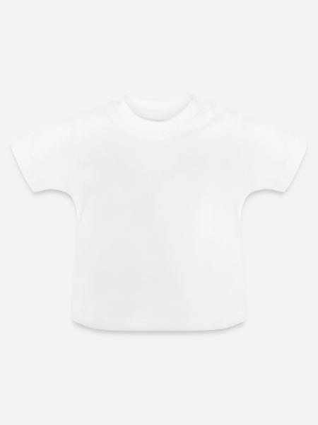 Klettern Bouldern - Baby Bio-T-Shirt mit Rundhals - Weiß