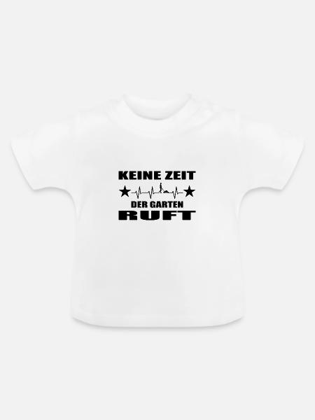 Garten - Baby Bio-T-Shirt mit Rundhals - Weiß