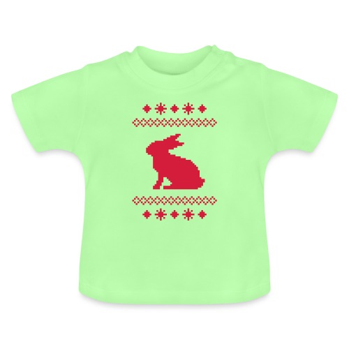 Norwegerhase hase kaninchen häschen bunny langohr - Baby Bio-T-Shirt mit Rundhals