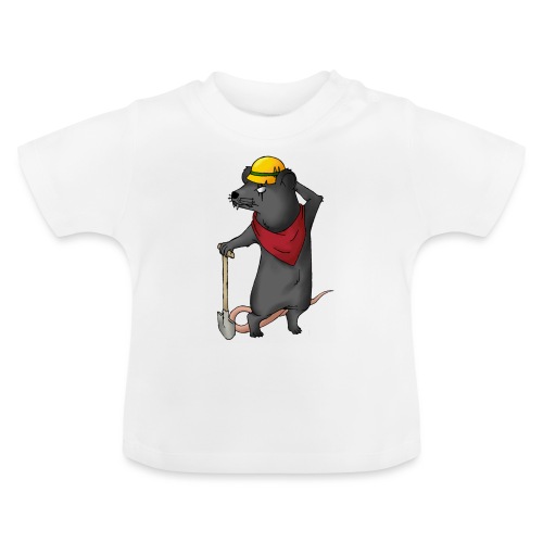 Arbeiter Ratte - Baby Bio-T-Shirt mit Rundhals