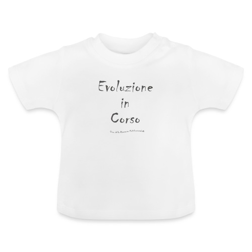 Evoluzione in corso - Maglietta ecologica con scollo rotondo per neonato