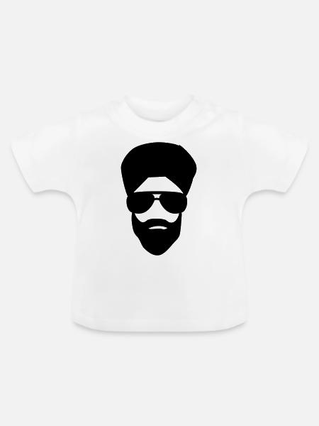 muslim - Baby Bio-T-Shirt mit Rundhals - Weiß