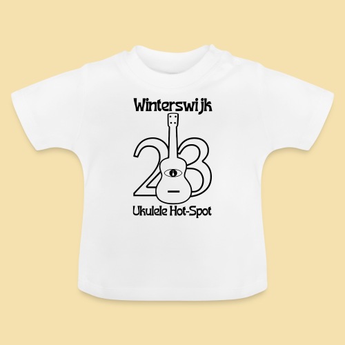 Ukulele Hotspot WInterswijk 2023 - Baby Bio-T-Shirt mit Rundhals