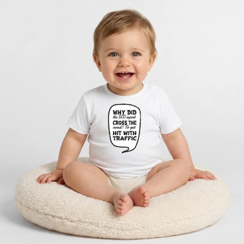 Fullstack Developer Informatics Computer Baby Organic T-Shirt with Round Neck