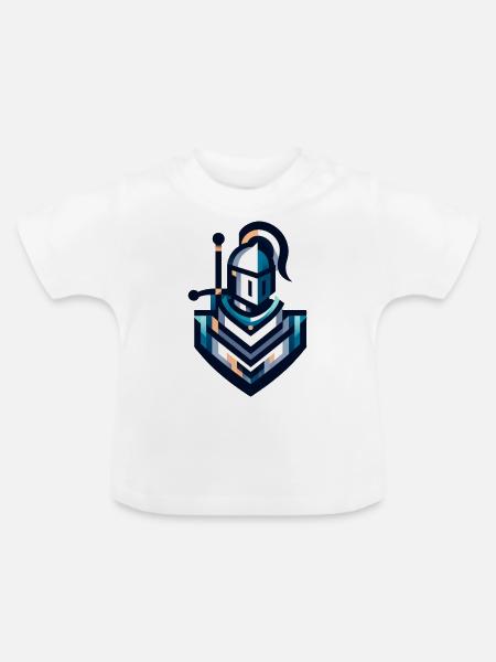 Bedivere - Baby Bio-T-Shirt mit Rundhals - Weiß