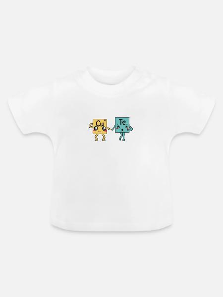 Wissenschaft - Baby Bio-T-Shirt mit Rundhals - Weiß