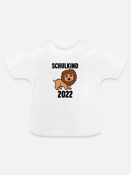 Schuldkind Einschulung 2022 - Baby Bio-T-Shirt mit Rundhals - Weiß