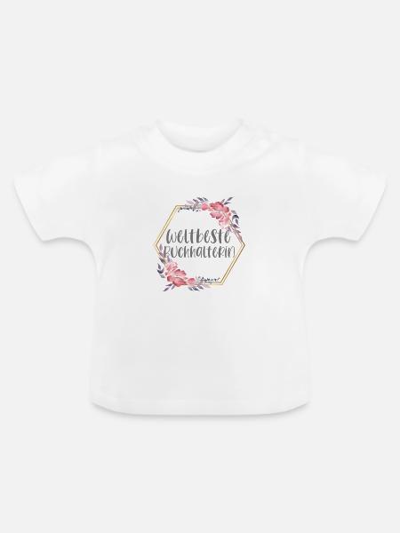 Buchhalterin Buchhaltung Beruf Geschenk - Baby Bio-T-Shirt mit Rundhals - Weiß