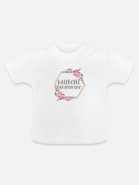 Eventplanerin Events Mädchen Beruf Geschenk - Baby Bio-T-Shirt mit Rundhals - Weiß