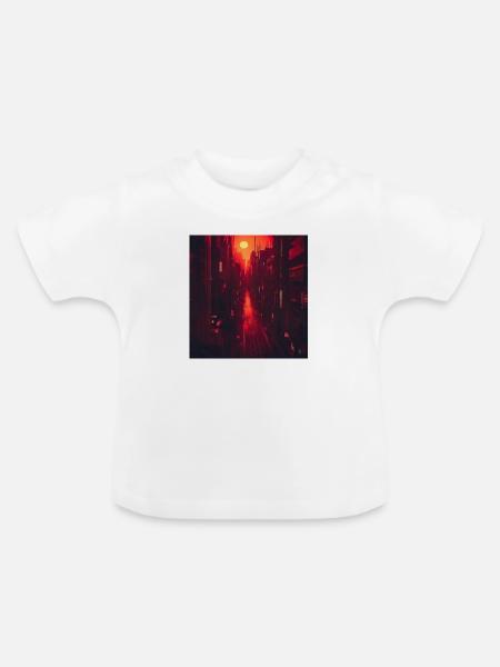 Tokio - Baby Bio-T-Shirt mit Rundhals - Weiß