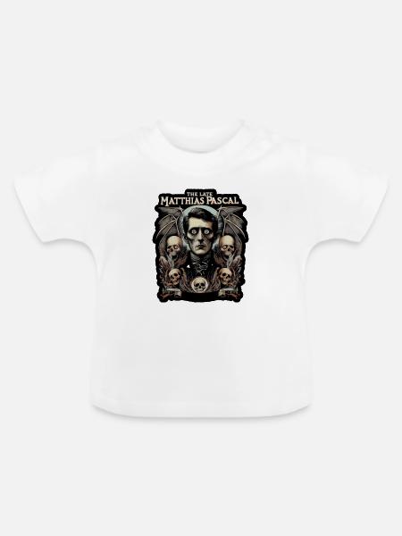 Pascal Sterbliches Porträt - Baby Bio-T-Shirt mit Rundhals - Weiß