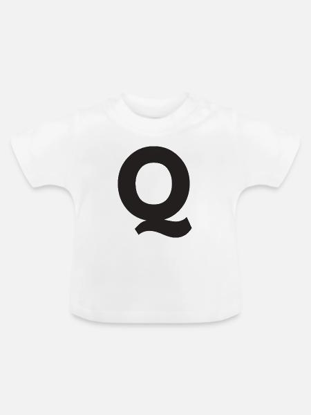 Q - Baby Bio-T-Shirt mit Rundhals - Weiß