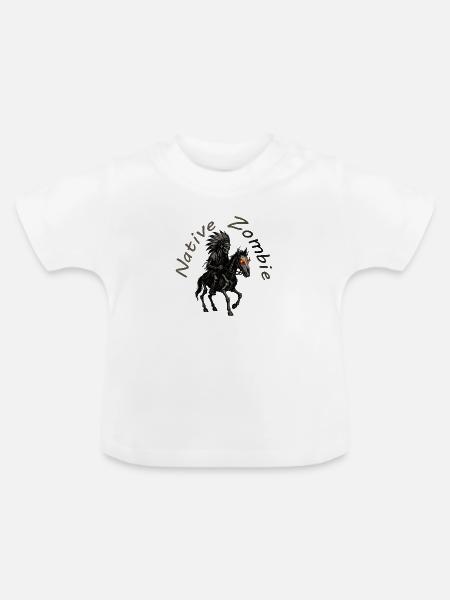 Native Zombie - Baby Bio-T-Shirt mit Rundhals - Weiß