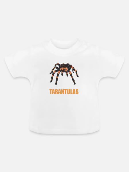 Taranteln Tarantel - Baby Bio-T-Shirt mit Rundhals - Weiß