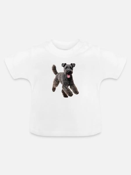 Kerry Blue - Baby Bio-T-Shirt mit Rundhals - Weiß