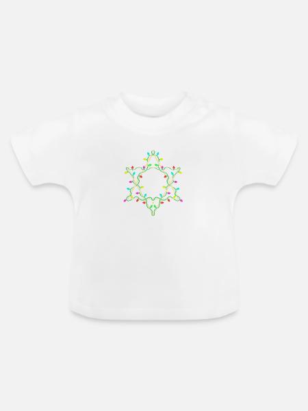 Chanukkah Hanukkah Hanukah - Baby Bio-T-Shirt mit Rundhals - Weiß