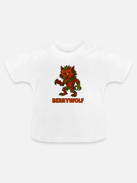 Lustige Gemüse Monster – Halloween Spaß - Baby Bio-T-Shirt mit Rundhals - Weiß
