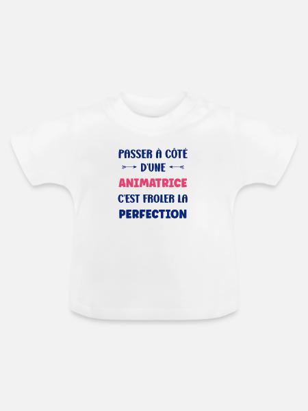 Moderator - Baby Bio-T-Shirt mit Rundhals - Weiß