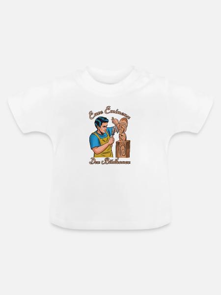 Eure Eminenz Der Bildhauer - Baby Bio-T-Shirt mit Rundhals - Weiß