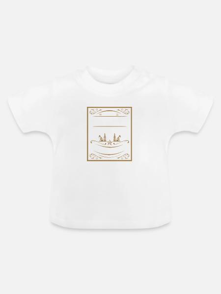 Ölfeld Ehefrau Bohrinsel Ölbohrinsel - Baby Bio-T-Shirt mit Rundhals - Weiß
