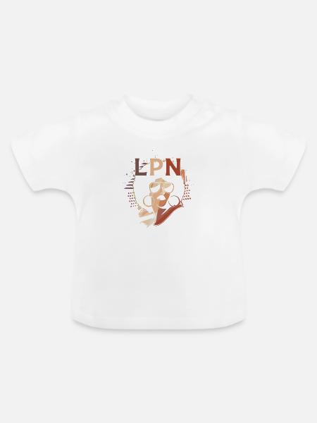 Krankenschwester Krankenpfleger Krankenpflegerin - Baby Bio-T-Shirt mit Rundhals - Weiß