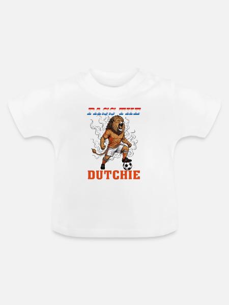 OPtheD - Baby Bio-T-Shirt mit Rundhals - Weiß