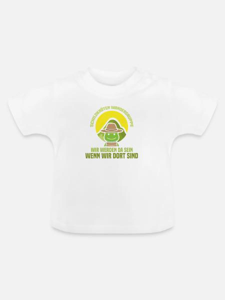Schildkörten Wandergruppe Wander Bergsteiger - Baby Bio-T-Shirt mit Rundhals - Weiß