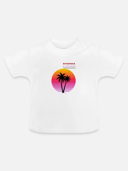Gelber_Schein_ist_eingereicht - Baby Bio-T-Shirt mit Rundhals - Weiß