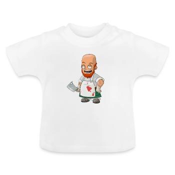 Metzger - Baby Bio-T-Shirt mit Rundhals - Weiß - Vorne