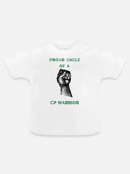 Stolzer Onkel - Baby Bio-T-Shirt mit Rundhals - Weiß