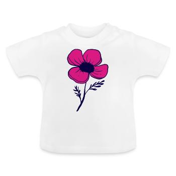 Florist Flower Plant Nature Gardener - Baby Organic T-Shirt with Round Neck - white - Front