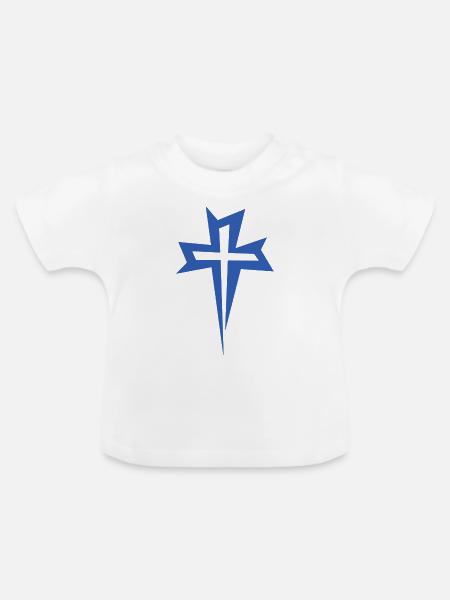CRUZ AZUL - Baby Bio-T-Shirt mit Rundhals - Weiß