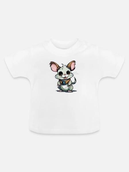 Drikus der Streuer - Baby Bio-T-Shirt mit Rundhals - Weiß