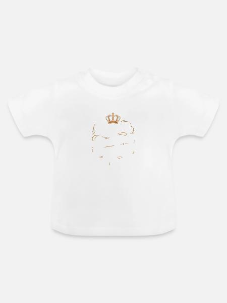 Die Königin von absolut allem - Baby Bio-T-Shirt mit Rundhals - Weiß