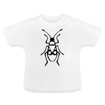 Polizist Nr. 2 - Baby Bio-T-Shirt mit Rundhals - Weiß - Vorne