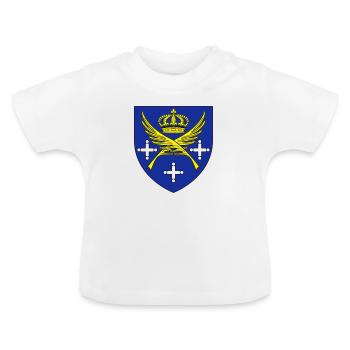 Blason ville Saint Etienne Loire - T-shirt bio col rond Bébé - blanc - Devant