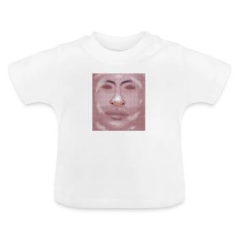 Haleine - T-shirt bio col rond Bébé - blanc - Devant