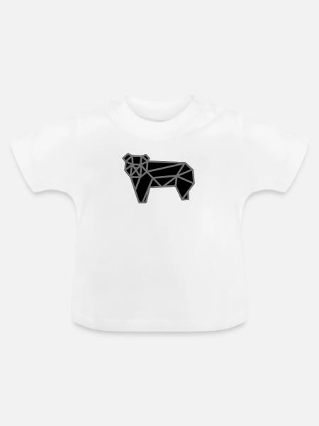 PFUI - Baby Bio-T-Shirt mit Rundhals - Weiß