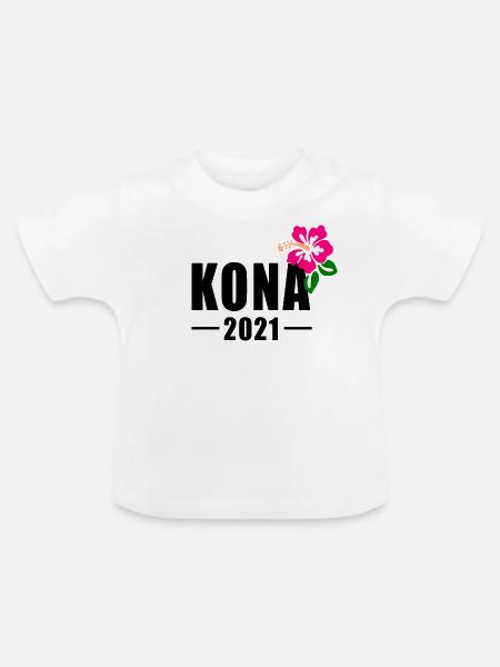 TRIATHLON KONA 2021 - Baby Bio-T-Shirt mit Rundhals - Weiß