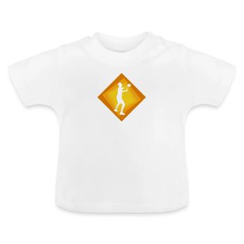 Drop Smash Drop - T-shirt bio col rond Bébé - blanc - Devant