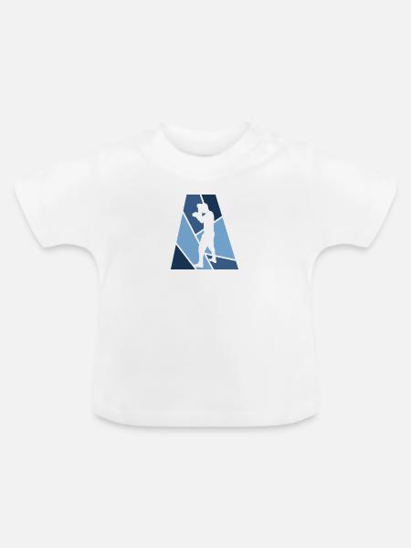 Boxkampf Boxer Boxhandschuhe - Baby Bio-T-Shirt mit Rundhals - Weiß