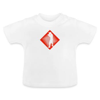 Boxer Boxhandschuhe Boxkampf - Baby Bio-T-Shirt mit Rundhals - Weiß - Vorne