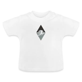 Defender Football Goalkeeper - Baby Organic T-Shirt with Round Neck - white - Front