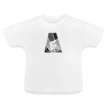 Cyclists Cycling Cyclists - Baby Organic T-Shirt with Round Neck - white - Front