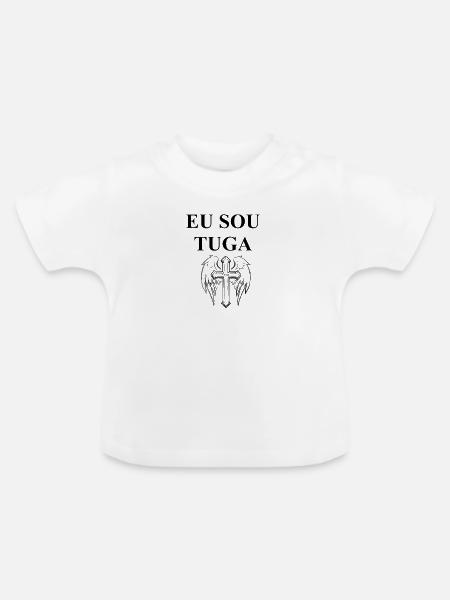 Tuga - Baby Bio-T-Shirt mit Rundhals - Weiß