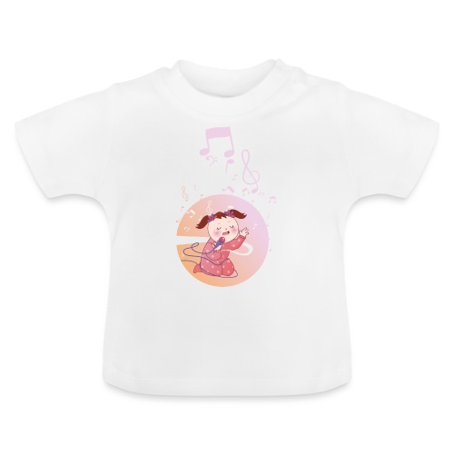 Witzige süße Umstandsmode T-Shirt mit Motiv - Baby Bio-T-Shirt mit Rundhals