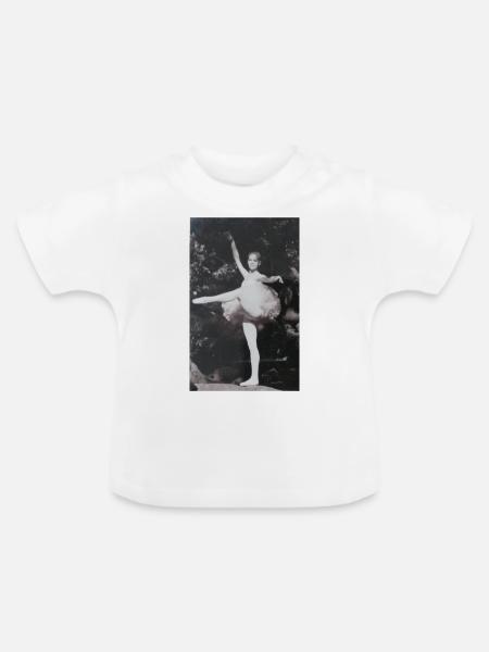 Ballerina - Baby Bio-T-Shirt mit Rundhals - Weiß