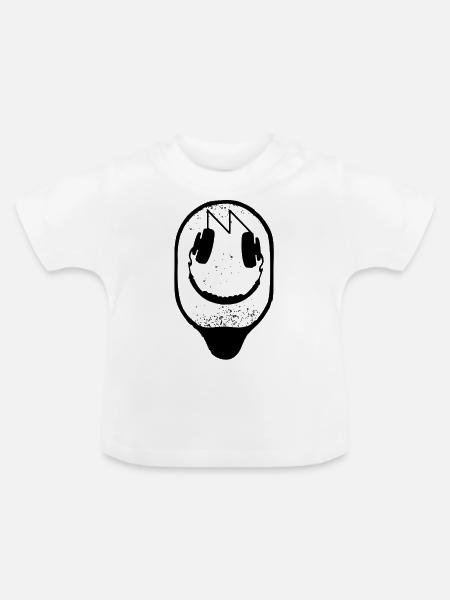 Lamp 303 Headphone - Baby Bio-T-Shirt mit Rundhals - Weiß