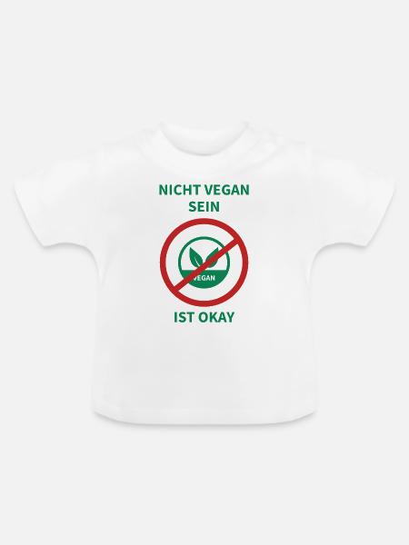 spreadshirtdesign 3 - Baby Bio-T-Shirt mit Rundhals - Weiß